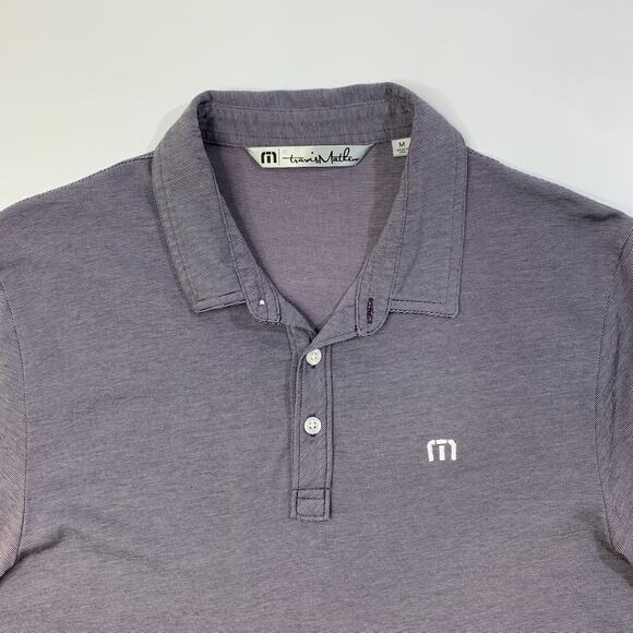 Travis Mathew Shirt Mens M Medium Purple Los Altos Golf And Country Club Polo - Picture 3 of 12